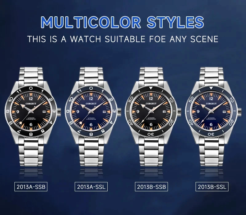 Customized Logo 41MM Men's Watch Luxury Business NH35 Movement Mechanical Watch Sapphire Glass Calendar Diver Wristwatch Model
