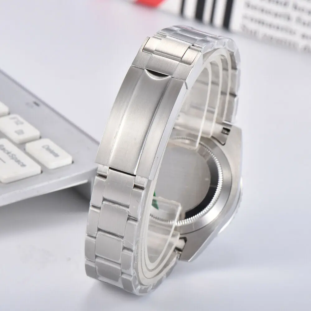 Custom Watches Luxury Sapphire MIYOTA/NH35 Automatic Wristwatch Mechanical Mens Watch Sterile Dial Ceramic 10Bar Lume Male Clock