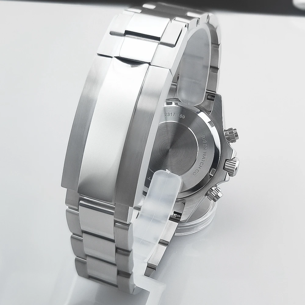 Custom Logo 40MM Luxury VK63 Quartz Men Watch For Man 24 Hours Multifunction Sport Full Chronograph Time Running Second Watches