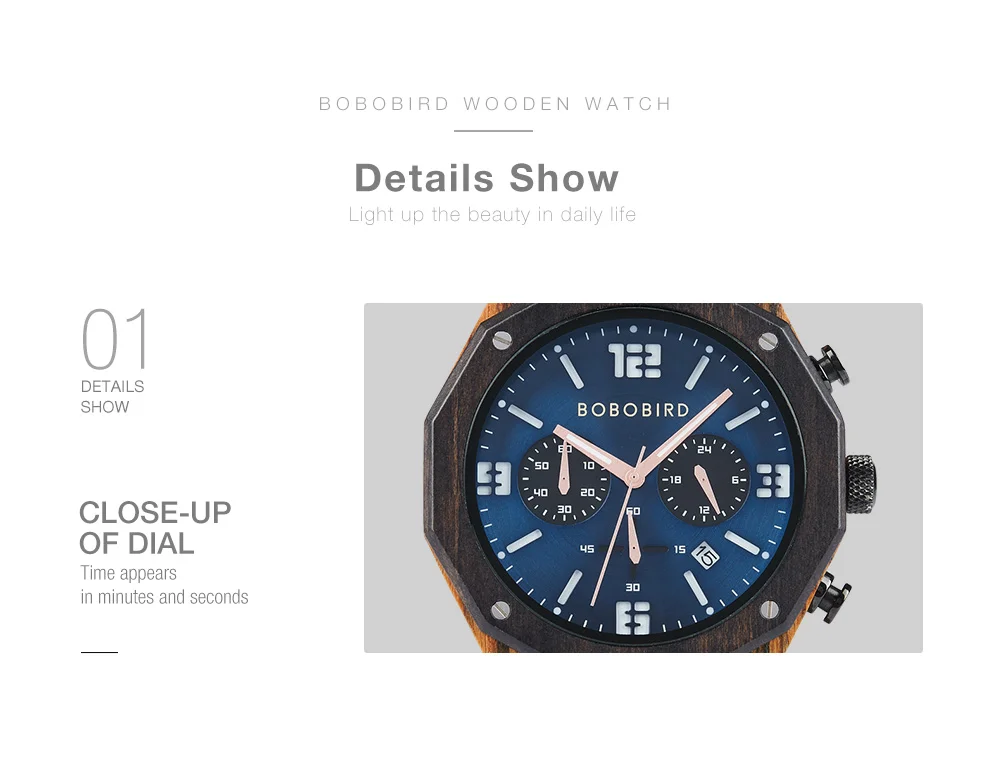 Custom Wooden Mens Watches Date Display Quartz Wristwatch Fashion Customized Name Back Text Relogio Masculino Dropshipping