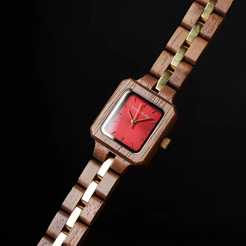 BOBO BIRD Navy Blue Couple Watches Top Luxry Brand Lover Wooden Quartz Wristwatch Personalized Engraved Reloj Mujer Dropshipping