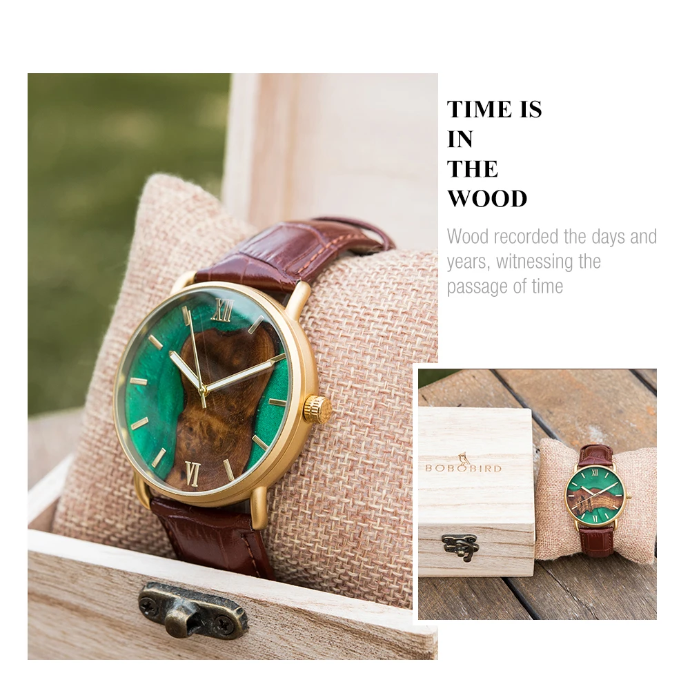 Men Watch New Fashion Wooden Quartz Wristwatch BOBO BIRD Top Japanese Movement Business Timepiece Great Gift Box Reloj De Hombre