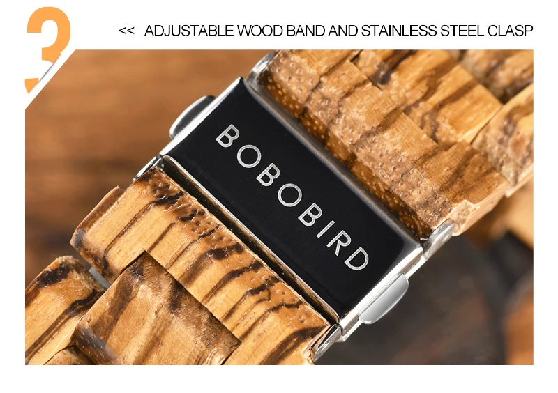 BOBO BIRD Wooden Men Watch Fashion Business Week And Date Display Quartz Timepiece Customize Logo Great Gift Relogio Masculino