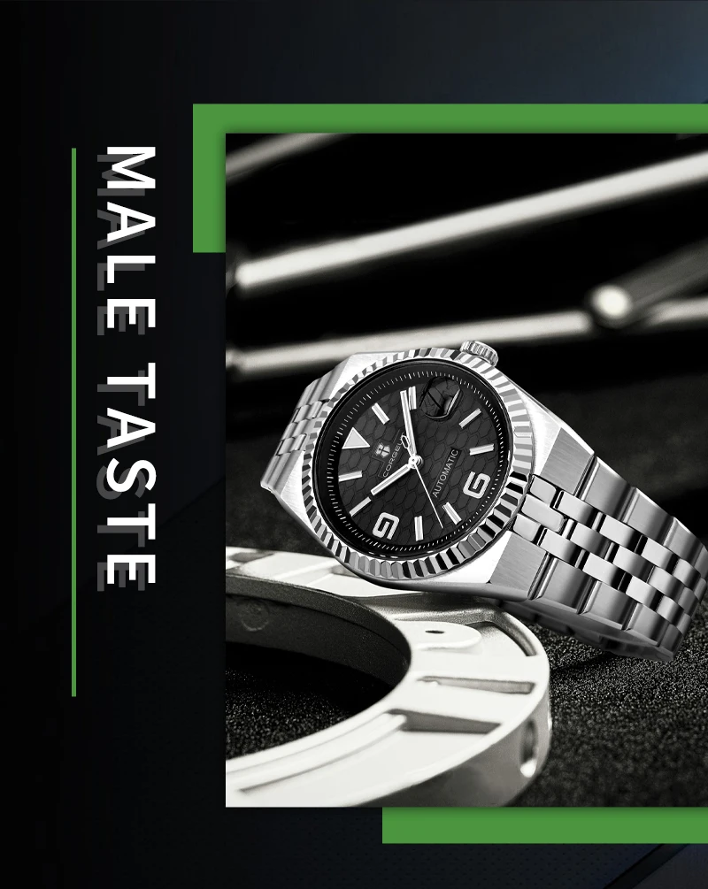 Corgeut 2025 New Men's Watches Luxury Automatic Watch For Men MIYOTA 8215 NH35 Mechanical Wristwatch Sapphire Crystal