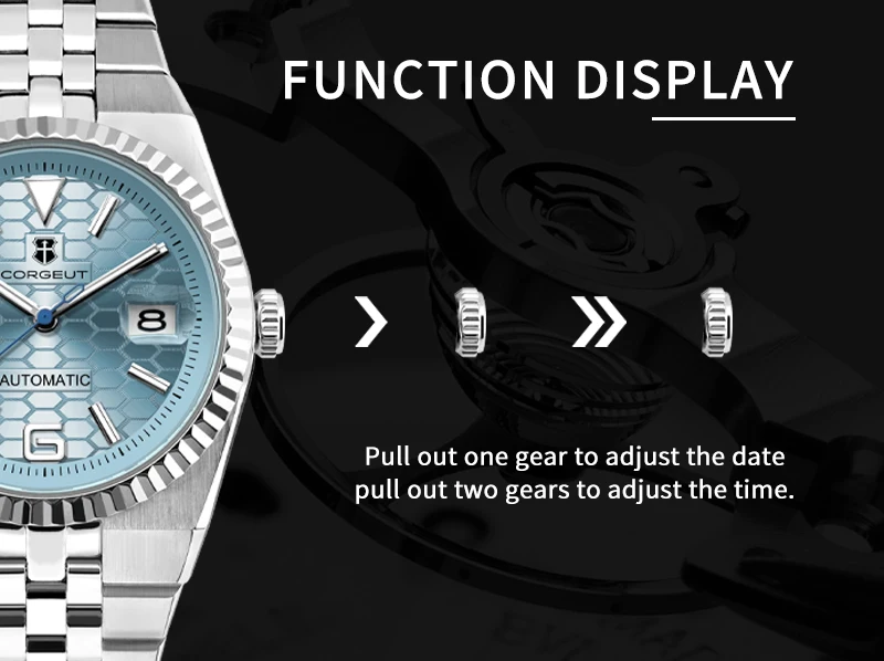 Corgeut 2025 New Men's Watches Luxury Automatic Watch For Men MIYOTA 8215 NH35 Mechanical Wristwatch Sapphire Crystal