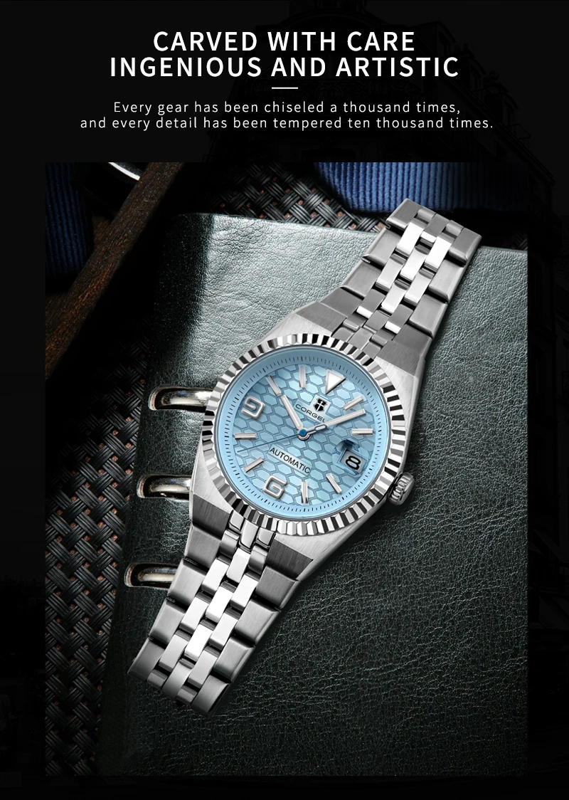 Corgeut 2025 New Men's Watches Luxury Automatic Watch For Men MIYOTA 8215 NH35 Mechanical Wristwatch Sapphire Crystal