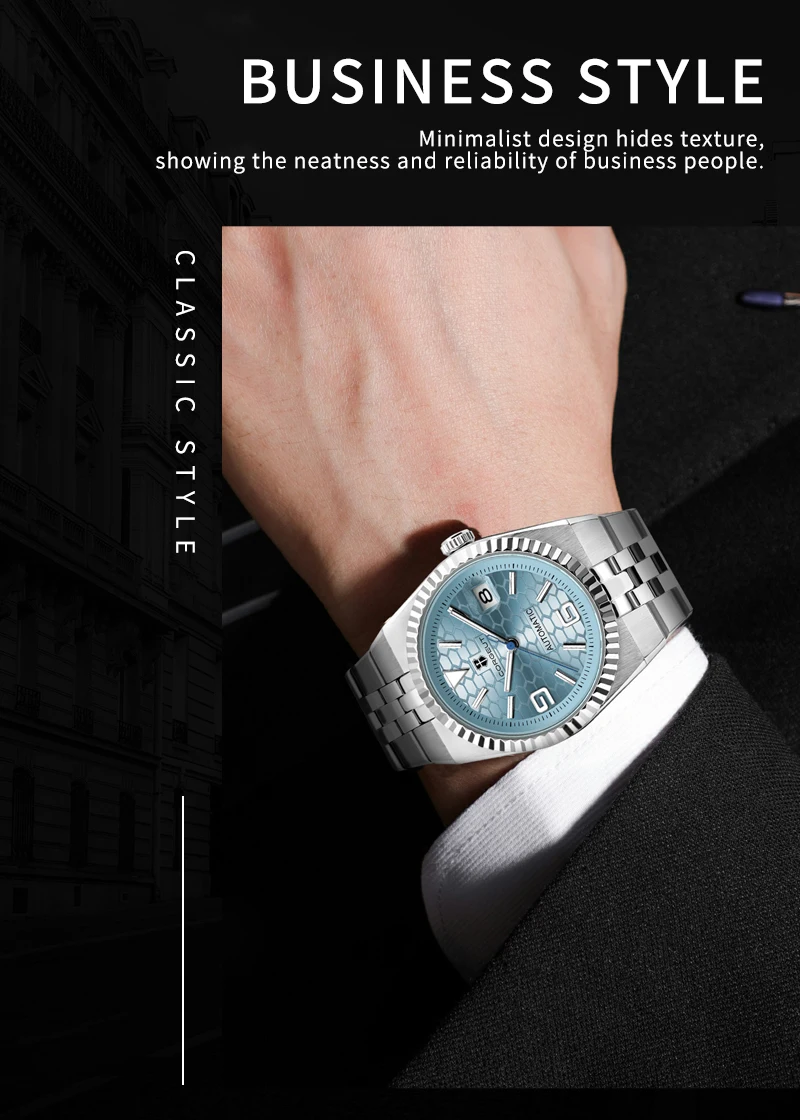 Corgeut 2025 New Men's Watches Luxury Automatic Watch For Men MIYOTA 8215 NH35 Mechanical Wristwatch Sapphire Crystal
