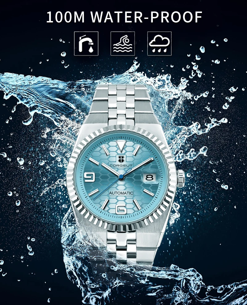 Corgeut 2025 New Men's Watches Luxury Automatic Watch For Men MIYOTA 8215 NH35 Mechanical Wristwatch Sapphire Crystal