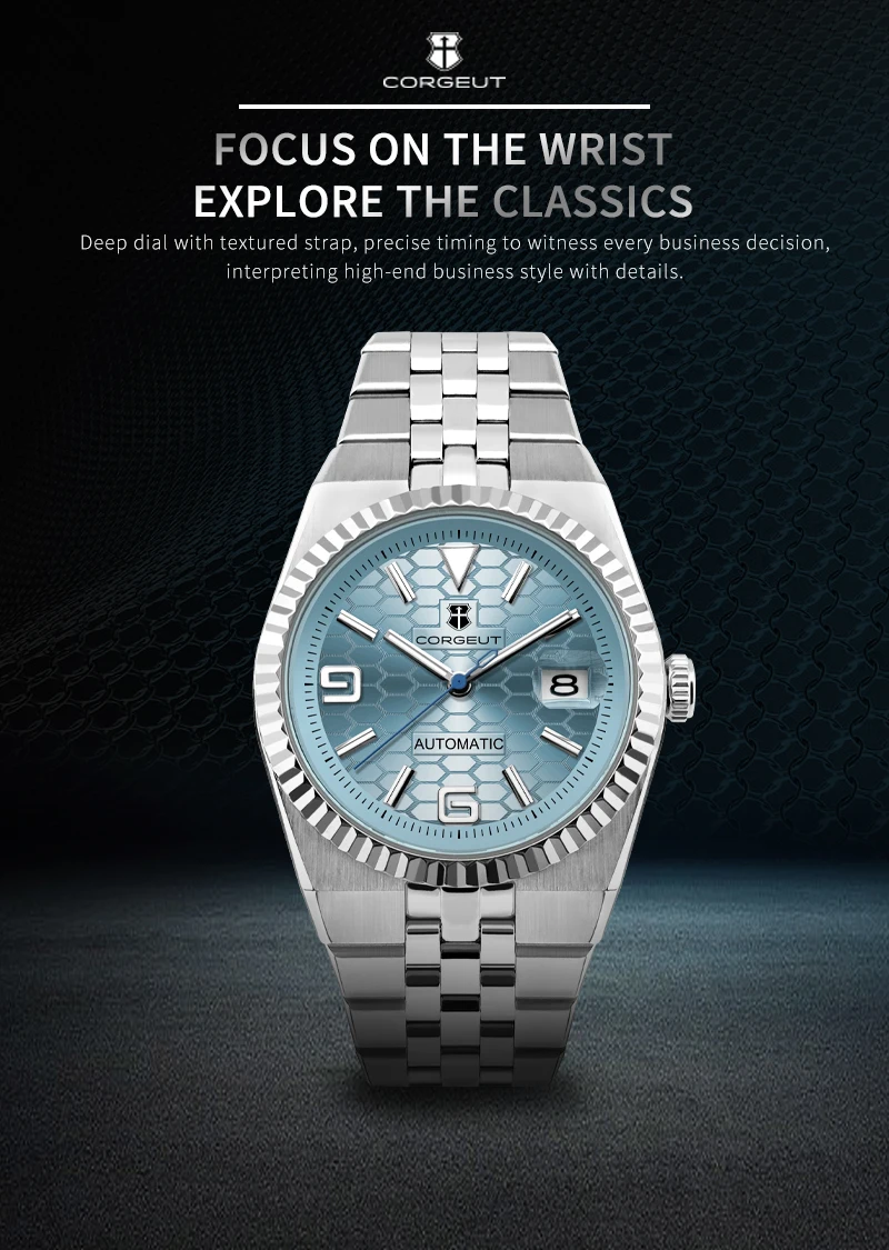Corgeut 2025 New Men's Watches Luxury Automatic Watch For Men MIYOTA 8215 NH35 Mechanical Wristwatch Sapphire Crystal