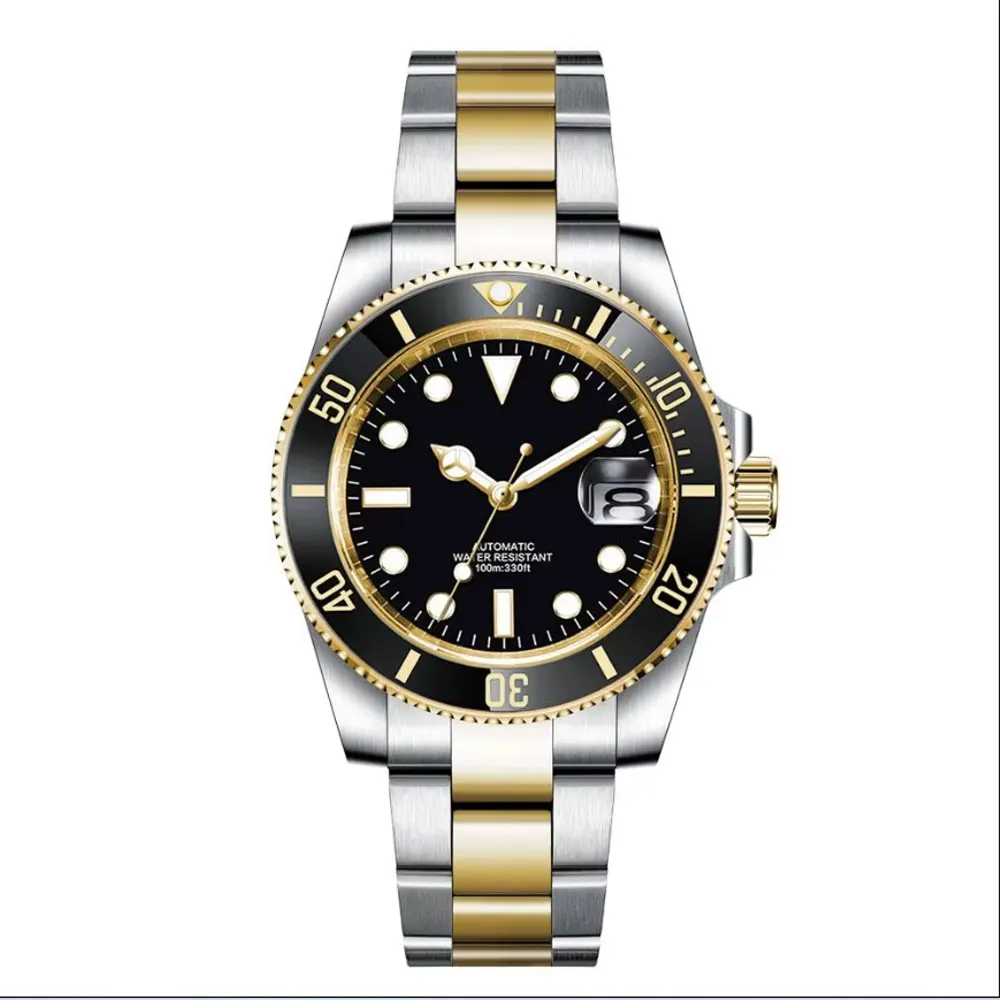 40mm Diving NH35 man watch Luminous MIYOTA 8215 Automatic Mechanical men watch Customized LOGO SUB Sapphire Crystal Wrist watch