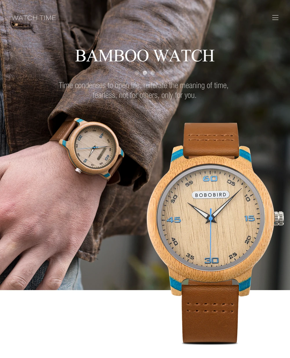 Couple Watch BOBO BIRD Wooden Simple Fashion Leather Wristwatch Men And Women Personality Timepiece Great Gift Reloj Luminous