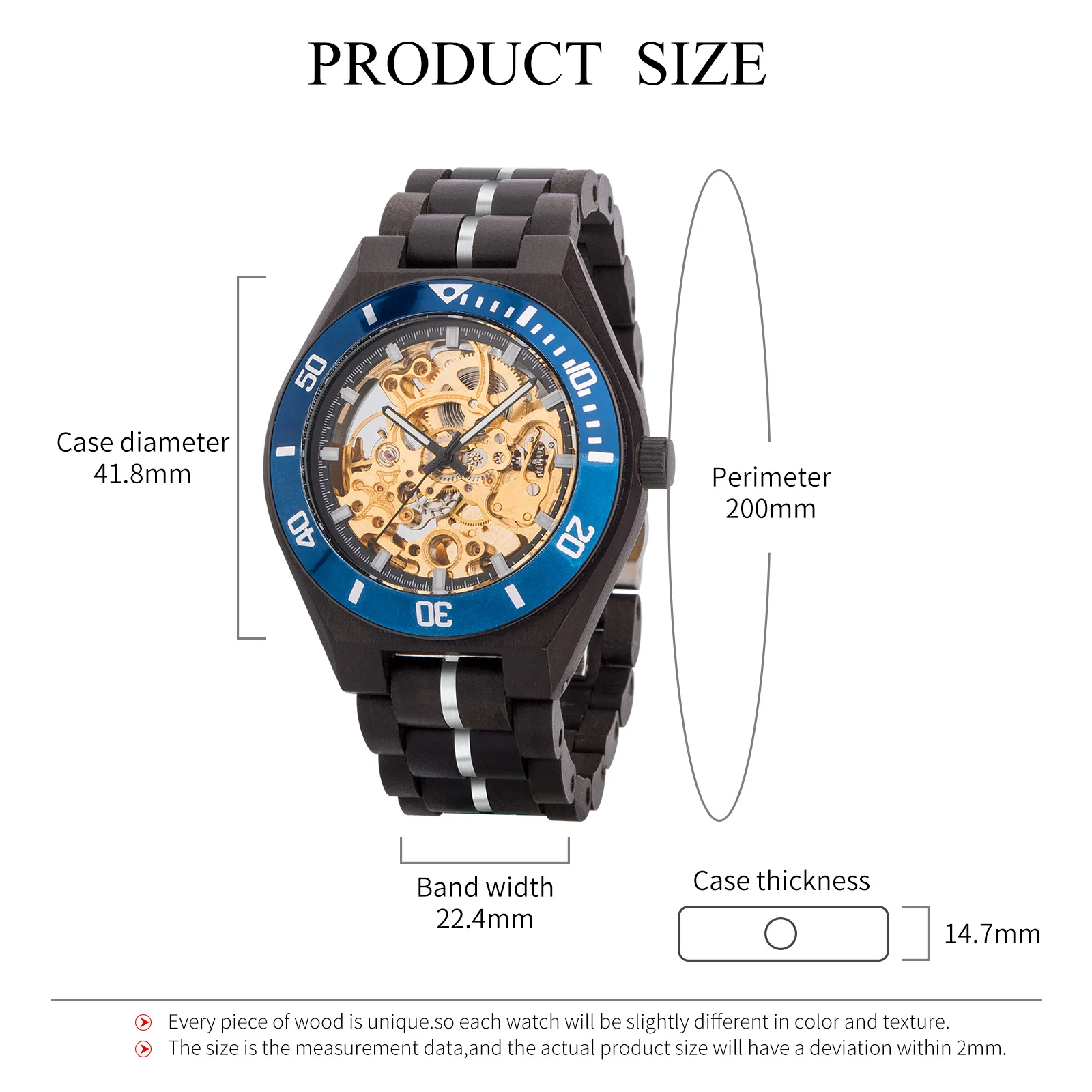 Mechanical Watch Men Wooden Watches BOBO BIRD Luxury Fashion Automatic Wristwatch Luminous Timepiece Clock Custom Gift Box OEM