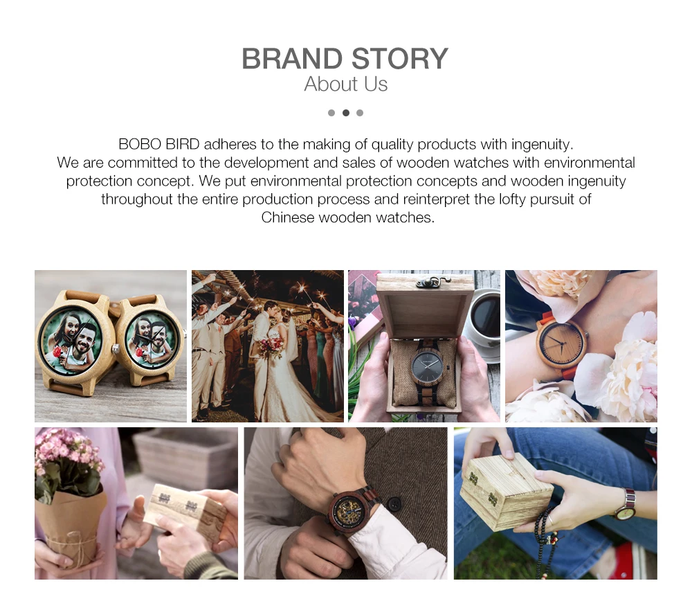 Mechanical Watch BOBO BIRD 2022 Classic Fashion Men's Automatic Wristwatch Tabby Wood Watches Customized Gift Box Reloj Hombre