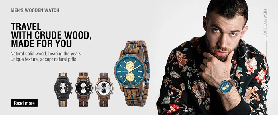 Wooden Men's Watch BOBOBIRD New Top Japanese Miyota Wristwatch Sports Chronograph Calendar Custom Gift Box Relogio Masculino