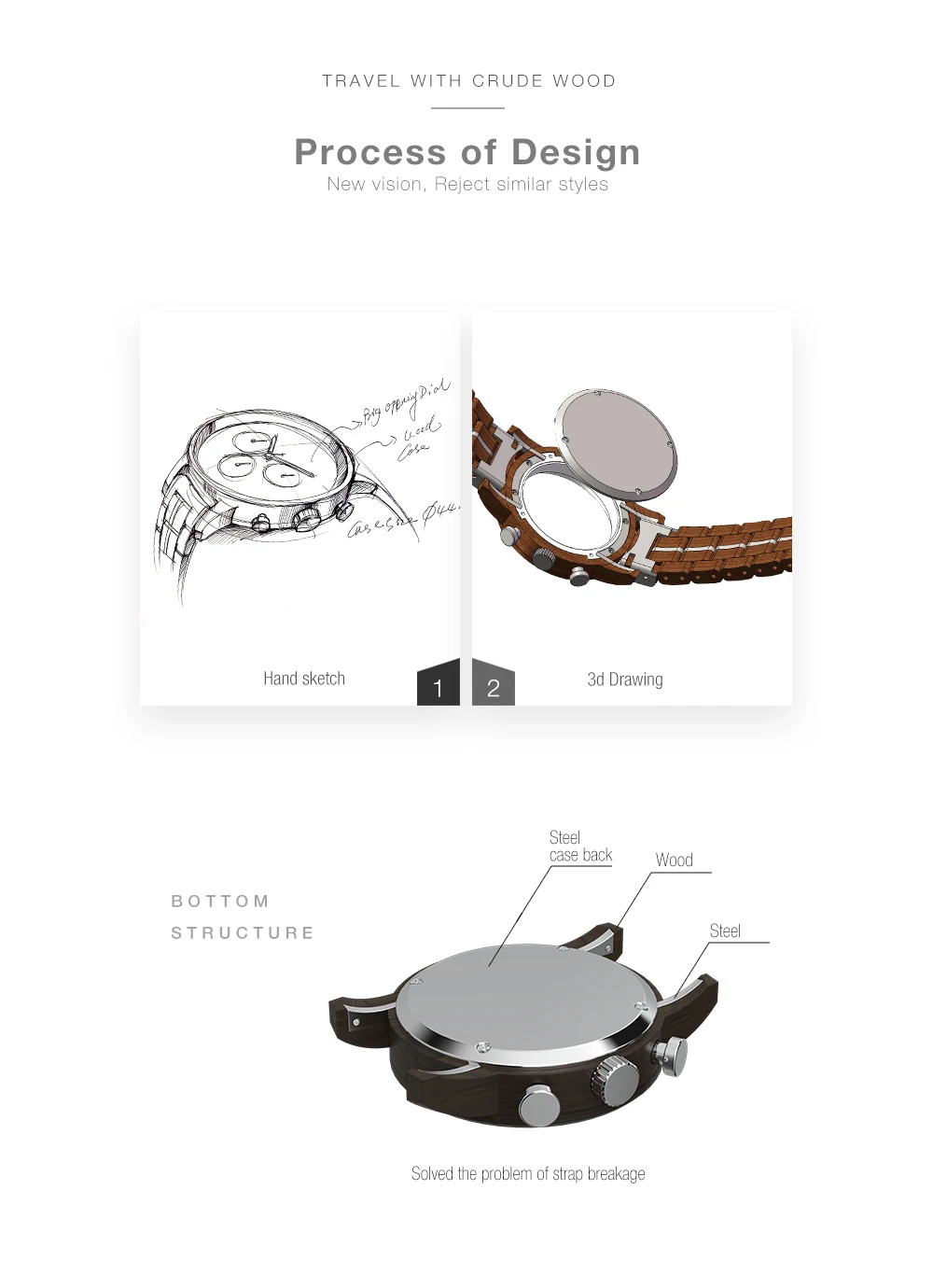 Wooden Men's Watch BOBOBIRD New Top Japanese Miyota Wristwatch Sports Chronograph Calendar Custom Gift Box Relogio Masculino