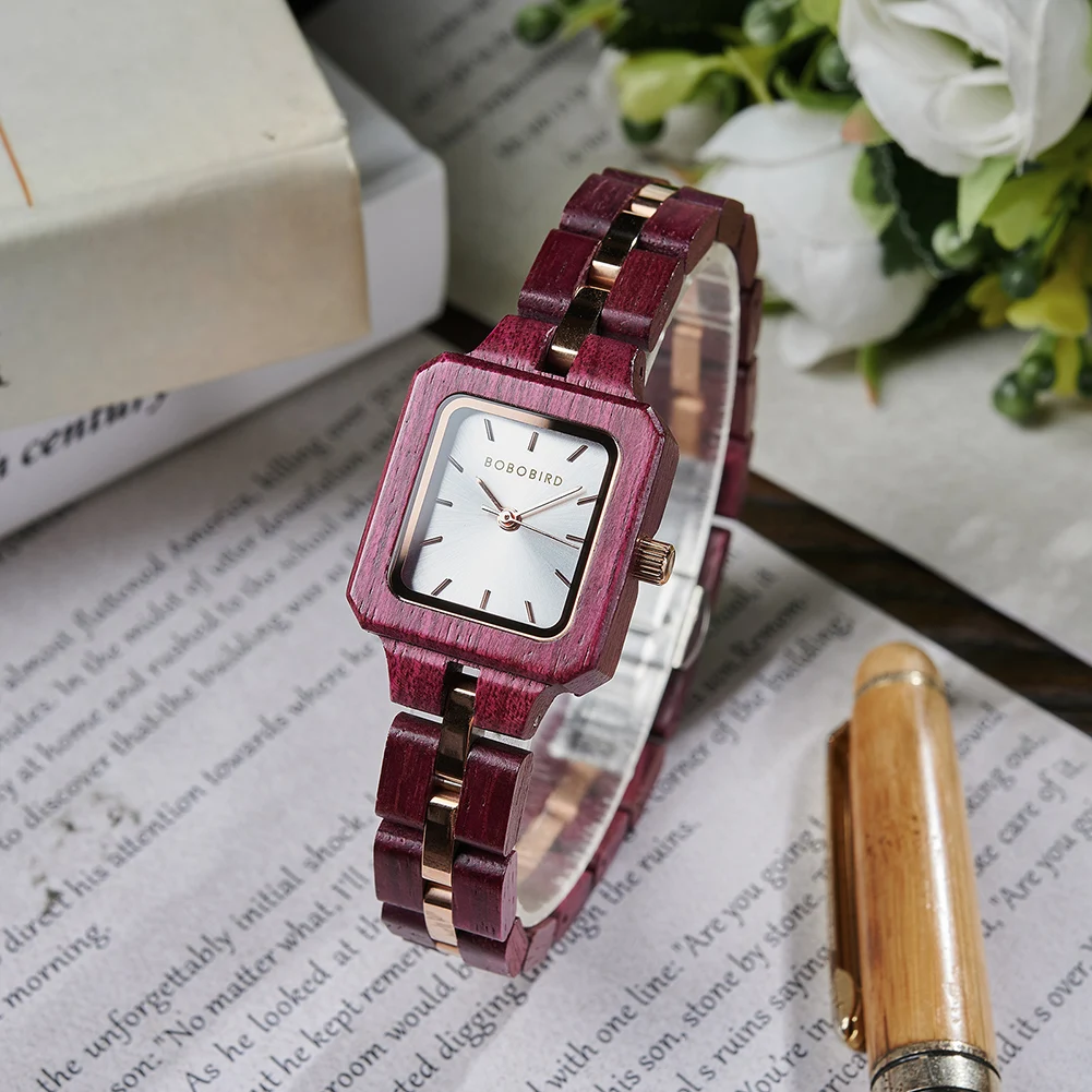 BOBO BIRD Navy Blue Couple Watches Top Luxry Brand Lover Wooden Quartz Wristwatch Personalized Engraved Reloj Mujer Dropshipping