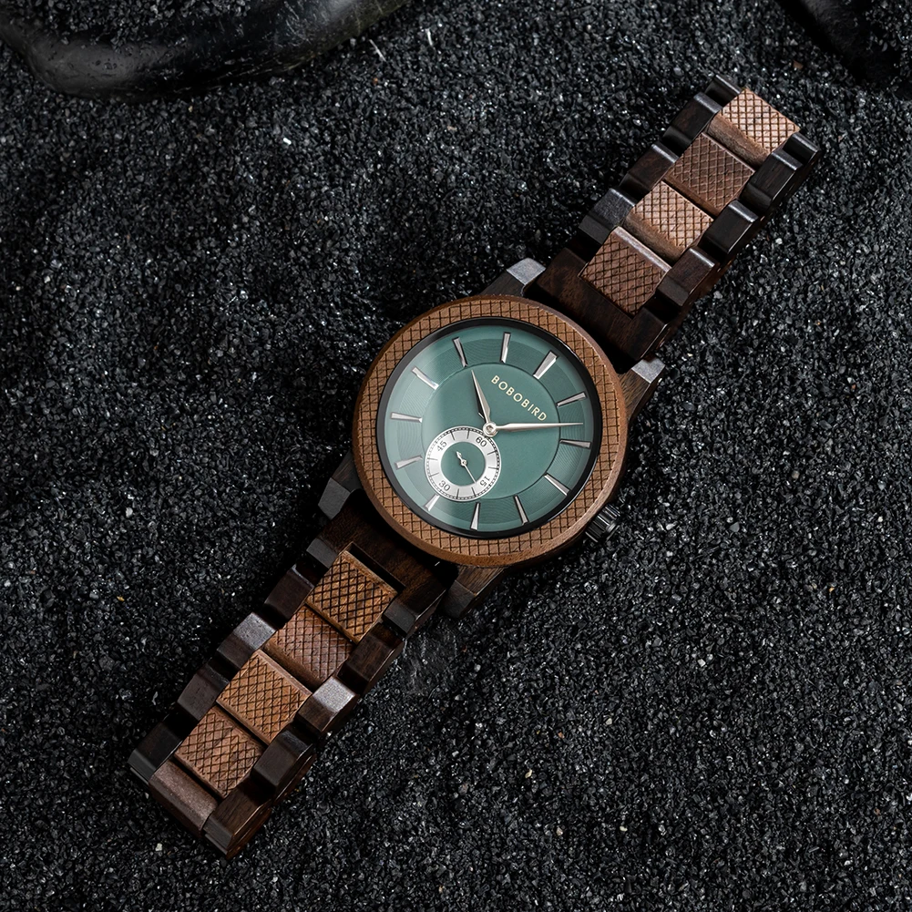 BOBO BIRD Navy Blue Couple Watches Top Luxry Brand Lover Wooden Quartz Wristwatch Personalized Engraved Reloj Mujer Dropshipping