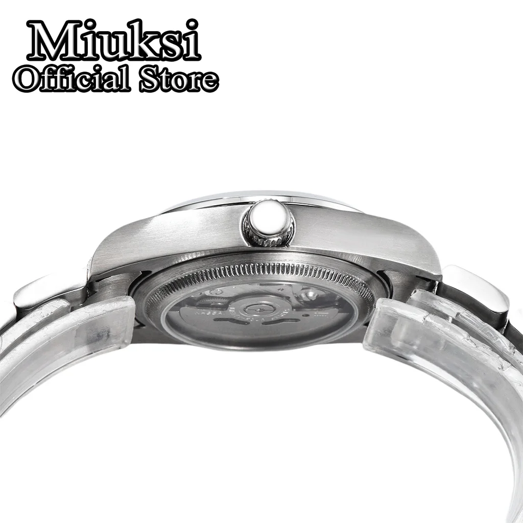 Miuksi NH35 Customized 36mm 39mm Mechanical Watch Fit NH35 Miyota 8215 Movement Automatic Sapphire Waterproof Wristwatch
