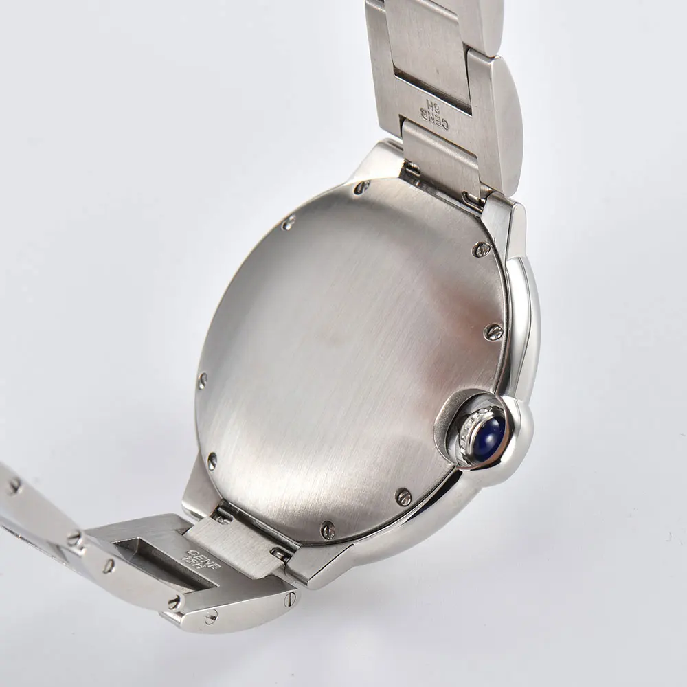 High-end Couple's Watch Strength Mineral Glass Balloon Watch Automatic Mechanical Movement Stainless Steel Waterproof Watch Gift