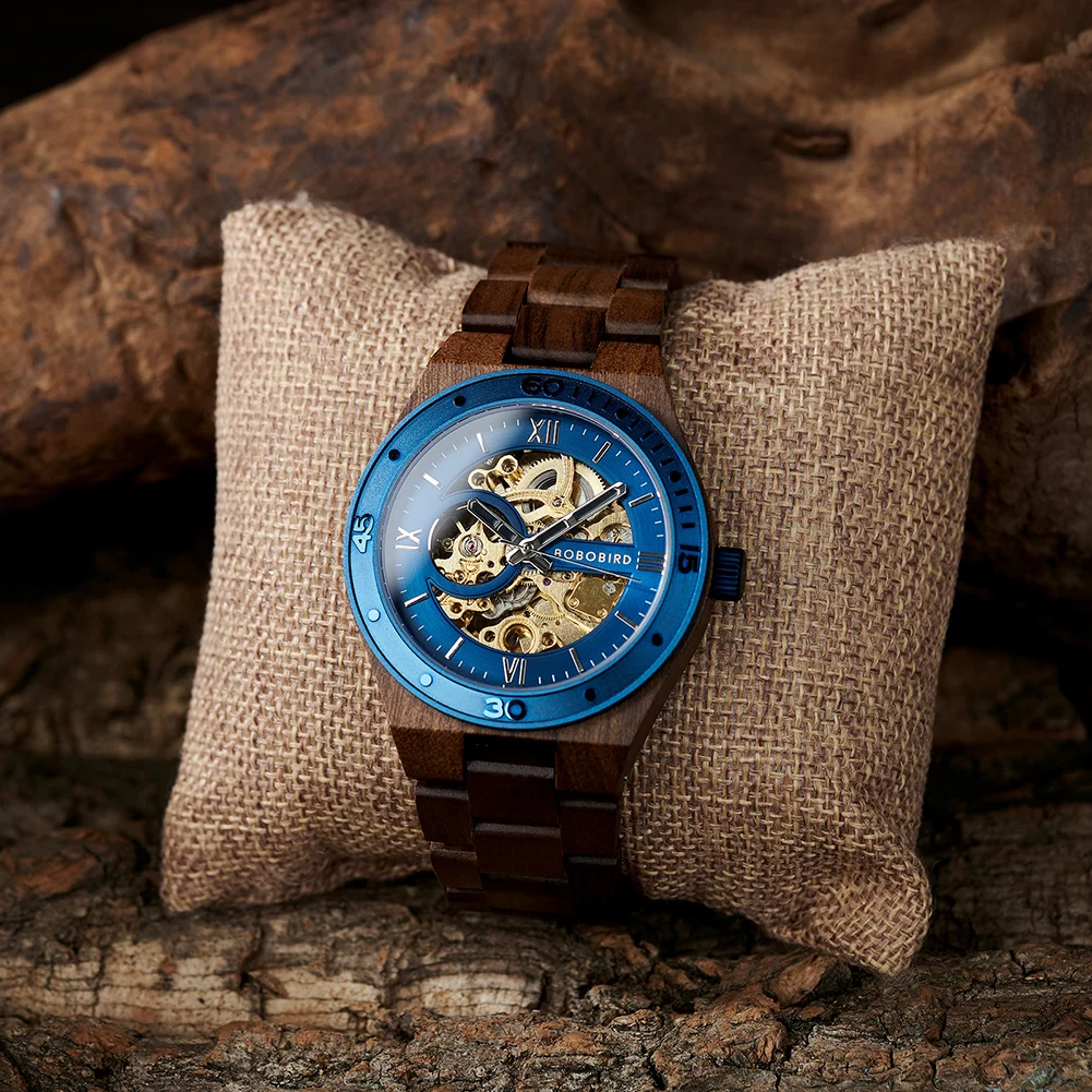 Luxury Fashion Men's Watches with Automatic Movement Mechanical Wrist Watches from BOBO BIRD the Hottest Gifts for Father's Day