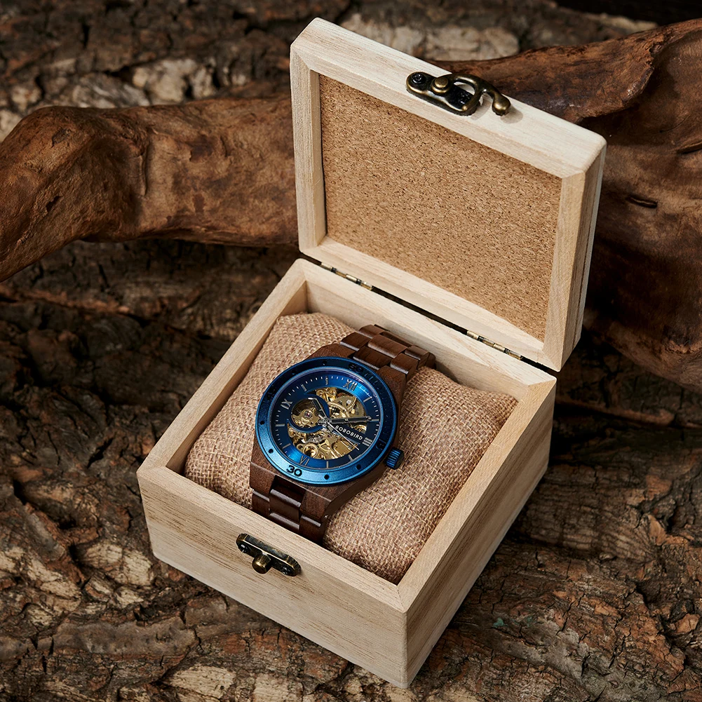 Luxury Fashion Men's Watches with Automatic Movement Mechanical Wrist Watches from BOBO BIRD the Hottest Gifts for Father's Day