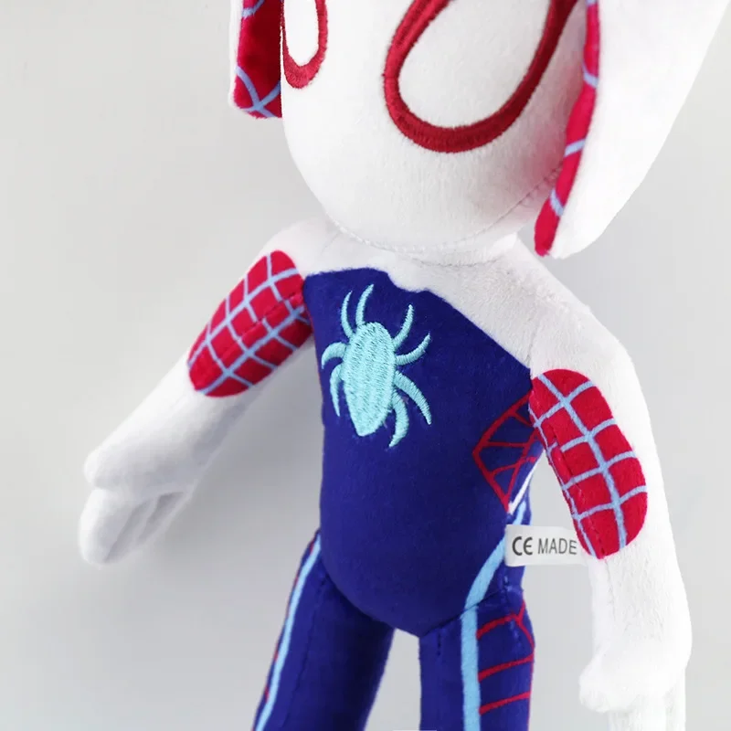 32CM Anime Avengers Spidermanes Plush Toys Into the Spider-Verse Gwen Peter Parker Noir Dolls Soft Stuffed Toy For Kids Gift