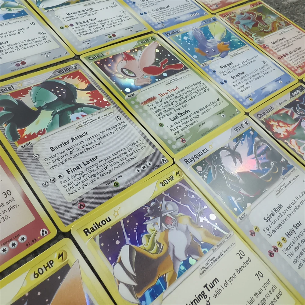 27pcs/set DIY Pocket black Charizards Mewtwo Latias Gyarados PTCG Game Replacement classic Cards Collection of Gifts TOYs