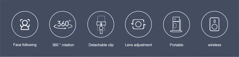 FANGTUOSI Stabilizer Smart Facial Tracking with Removable Fill Light Phone Stand Wireless Selfie Stick Tripod for Live Streaming