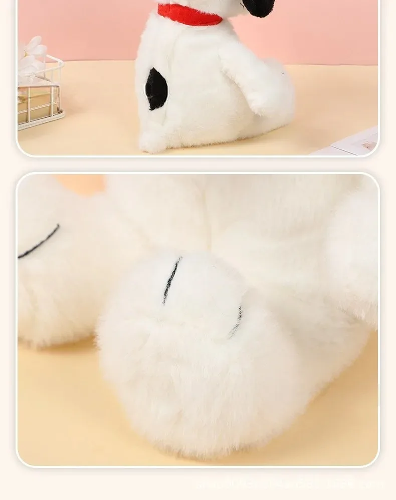 2027 Glowing Breathing Snoopy Plush Toy Baby Sleep Aid Cute Calming Stuffed Animal Kids Bedtime Gift