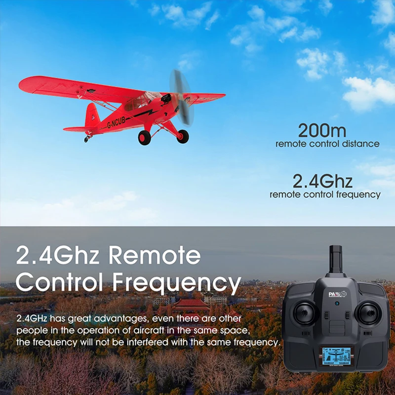 2025 New Hot 2.4G RC Plane WLtoys A160 Upgraded Version Red 5CH 3D/6G Fixed Wing Aircraft Brushless Motor Outdoor Toys For Gift