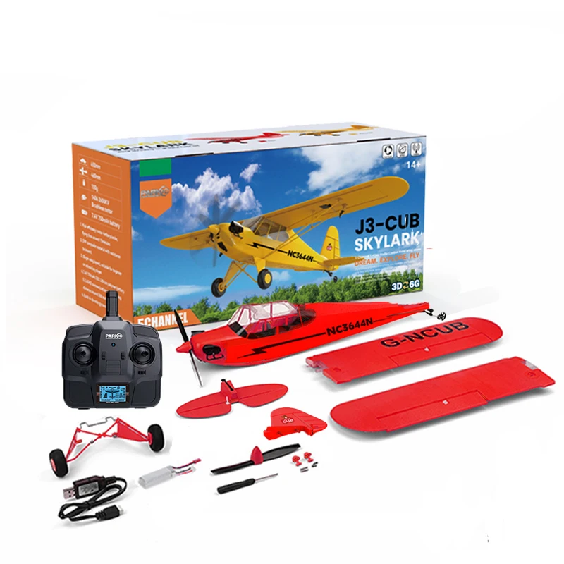 2025 New Hot 2.4G RC Plane WLtoys A160 Upgraded Version Red 5CH 3D/6G Fixed Wing Aircraft Brushless Motor Outdoor Toys For Gift