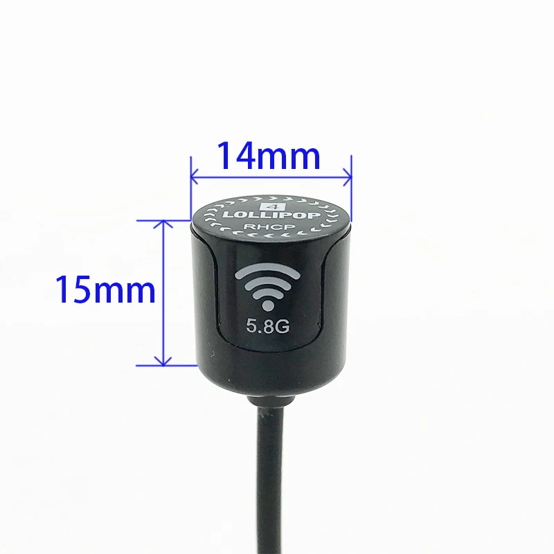 New Lollipop 4 Smaller and lighter 5.8G 2.5dBi Gain RHCP Antenna SMA RP-SMA MMCX UFL Connector For RC FPV Racing Drone Model
