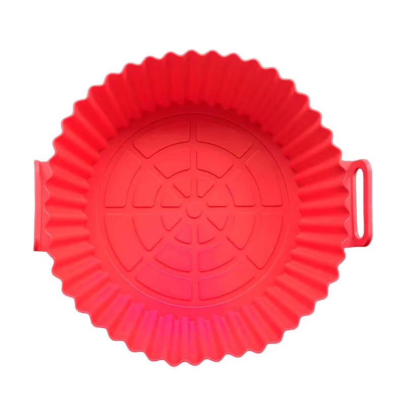 Silicone Air Fryer Liners Pot,Airfryer Basket Cooking Gadgets ,Reusable Baking Tray Non-stick Pizza Pan Oven Kitchen Accessories
