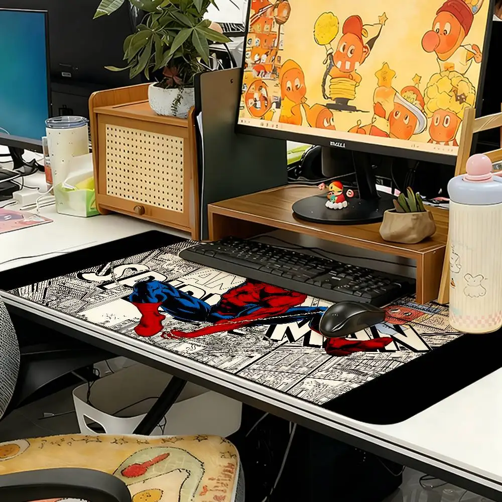 Cool-S-spider-manS Classic Movie Mouse Pad Computer Mat Deskpad Laptop Keyboard Mat Office Large Landscape Mousepad