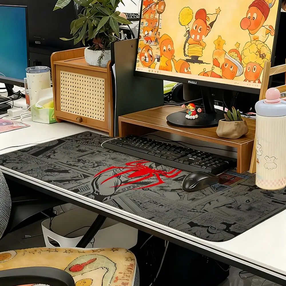 Cool-S-spider-manS Classic Movie Mouse Pad Computer Mat Deskpad Laptop Keyboard Mat Office Large Landscape Mousepad