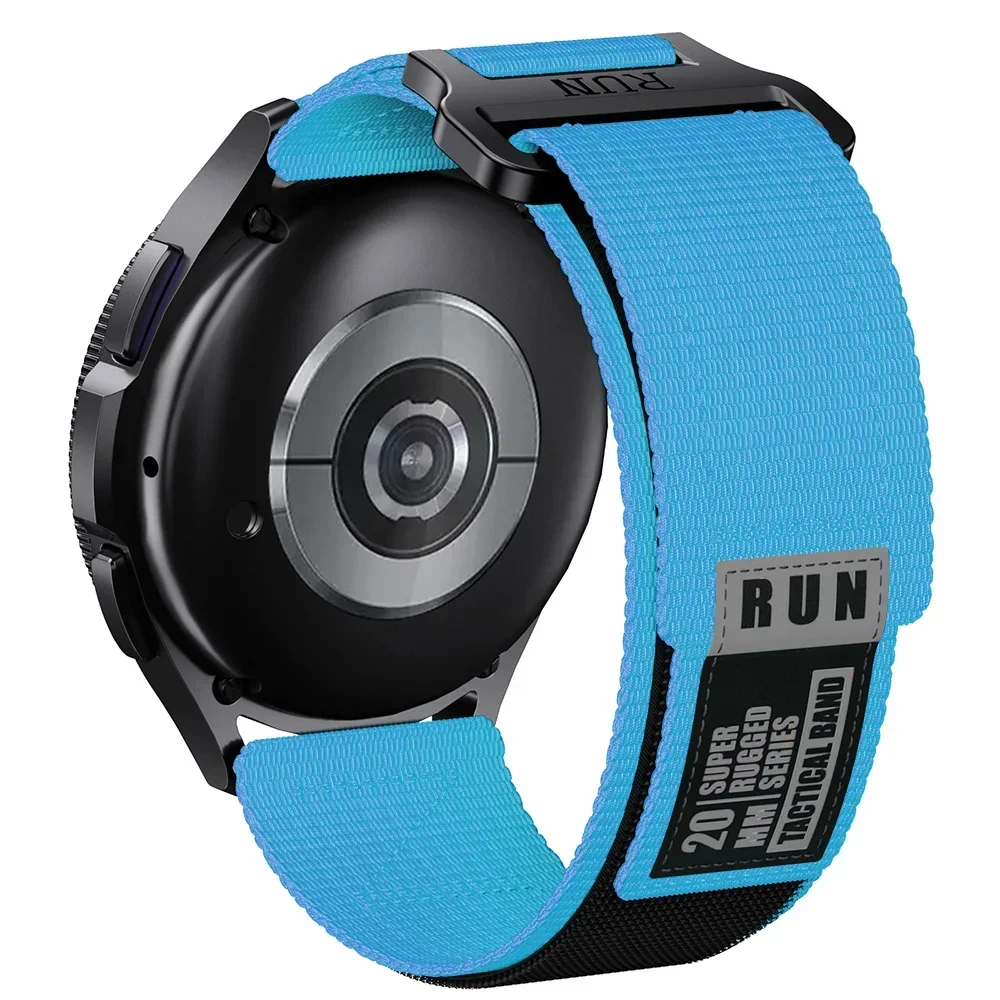 RUN Nylon Band 20mm 22mm Universal Replacement Wristband Sport Watch Strap for Men Women Bracelet Colorful Belt Accessories