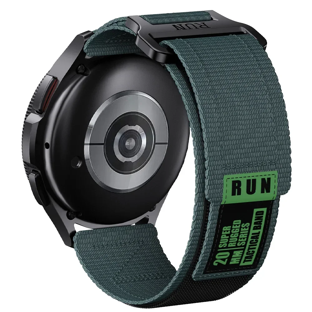 RUN Nylon Band 20mm 22mm Universal Replacement Wristband Sport Watch Strap for Men Women Bracelet Colorful Belt Accessories