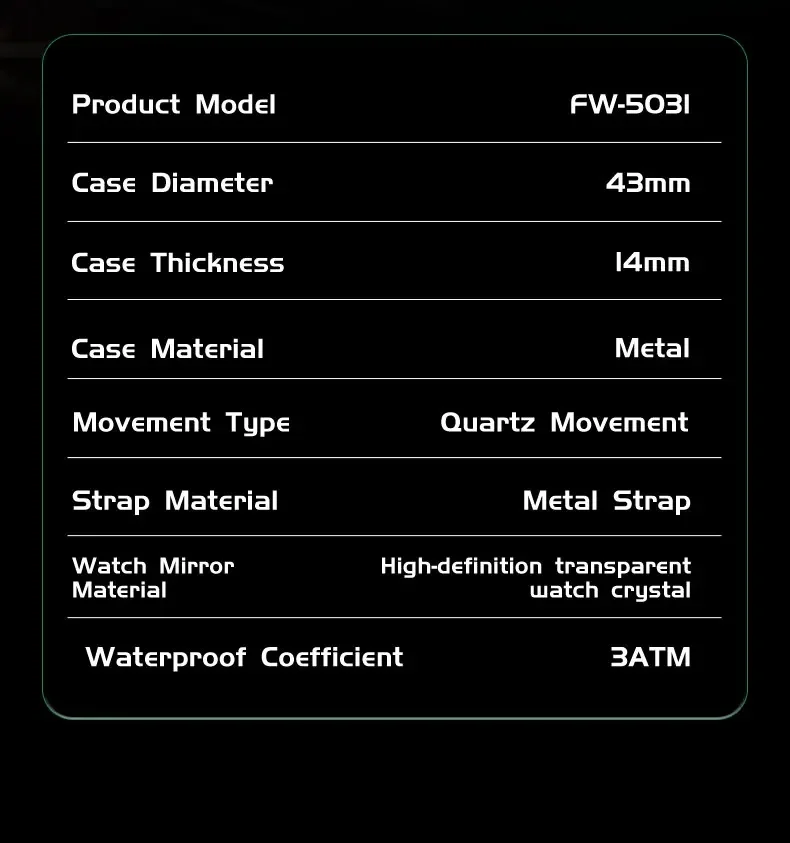 Mark Fairwhale 5031 New Top Brand Men's Quartz Watch Rotating Digital Dial Entertainment Cool Waterproof Night Light Watch Reloj