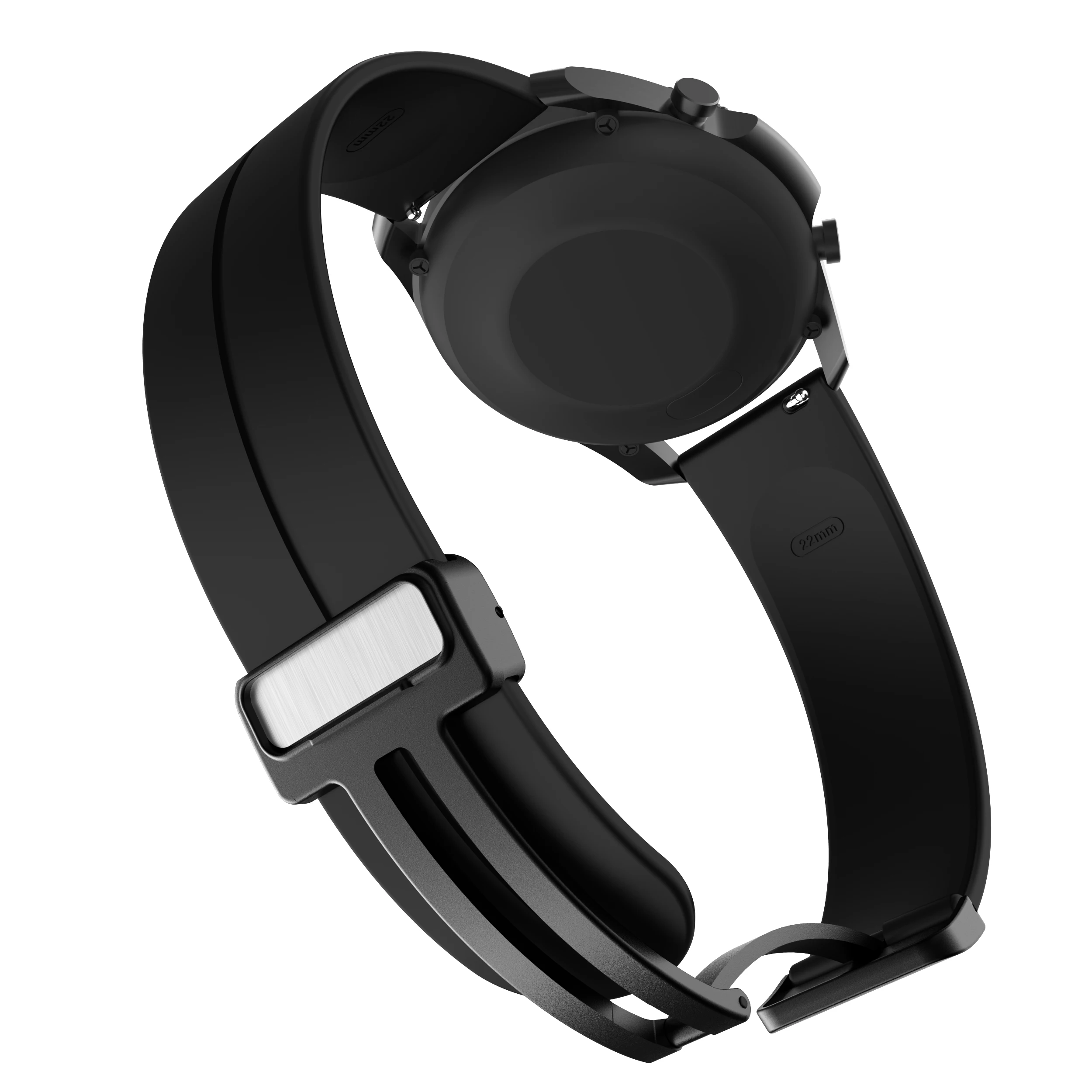 18mm 20mm 22mm Silicone Band for Samsung Galaxy Watch 7 6 5 4 40/44mm Magnetic Bracelet for Huawei Watch GT7 6Pro GT5 4Pro 46mm