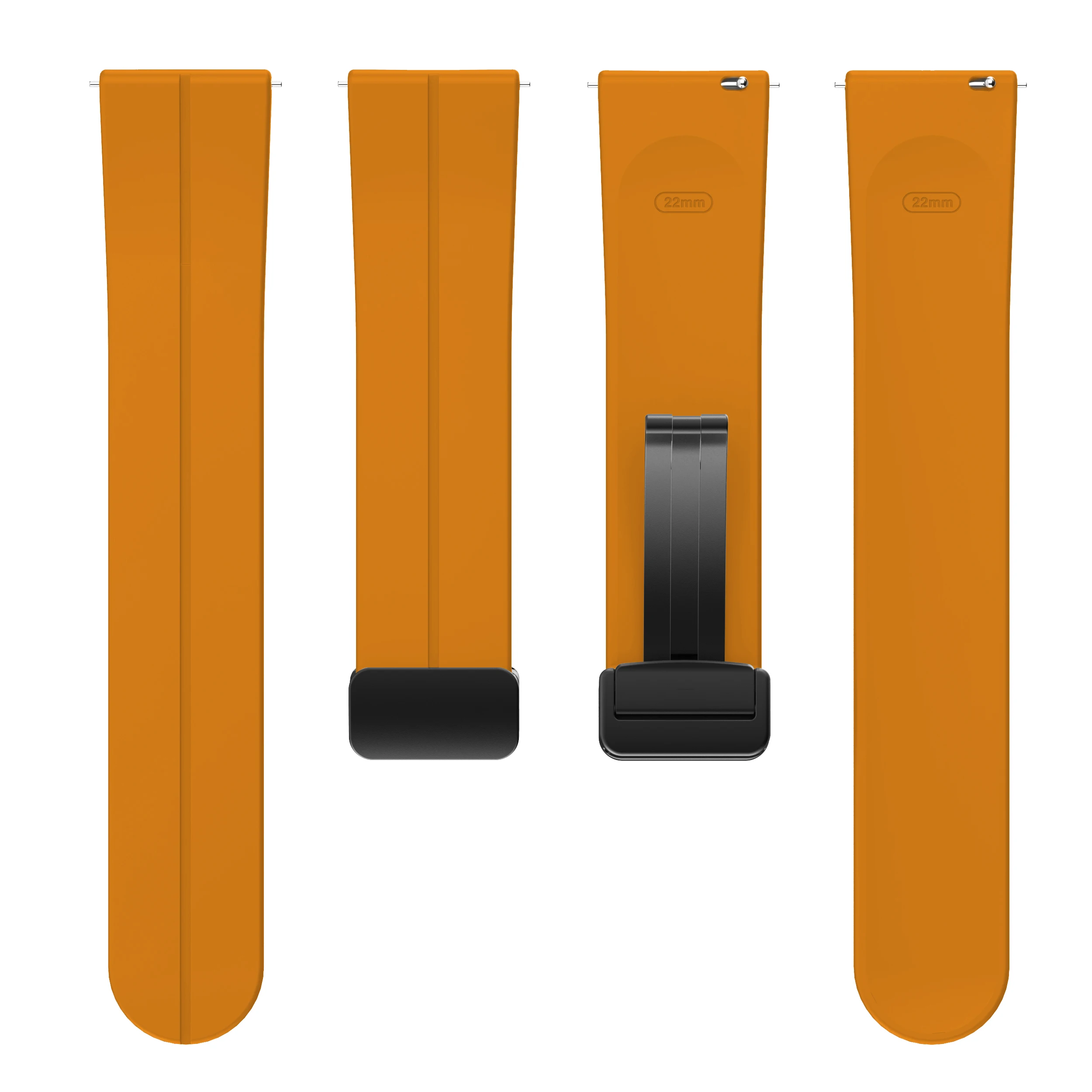 18mm 20mm 22mm Silicone Band for Samsung Galaxy Watch 7 6 5 4 40/44mm Magnetic Bracelet for Huawei Watch GT7 6Pro GT5 4Pro 46mm