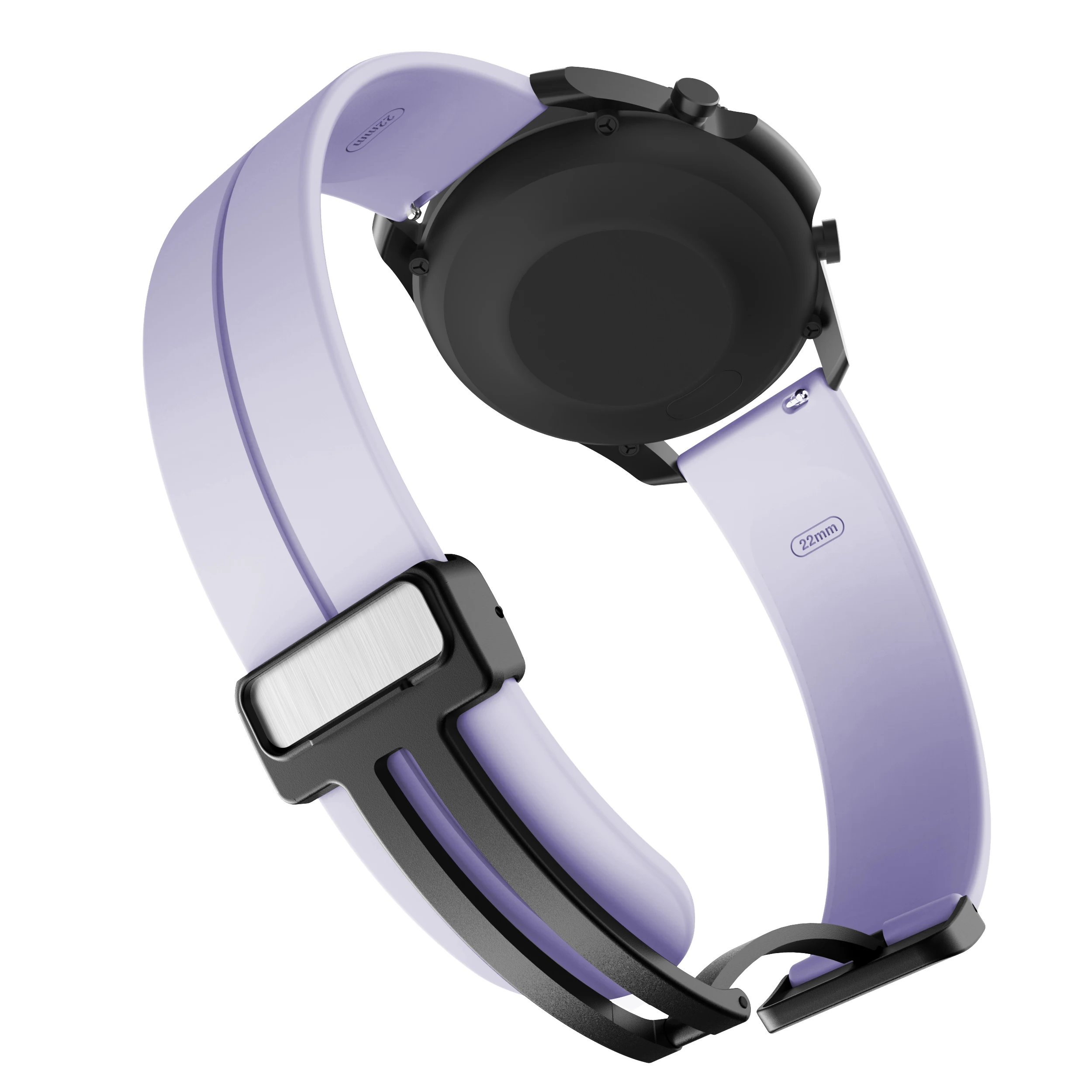 18mm 20mm 22mm Silicone Band for Samsung Galaxy Watch 7 6 5 4 40/44mm Magnetic Bracelet for Huawei Watch GT7 6Pro GT5 4Pro 46mm