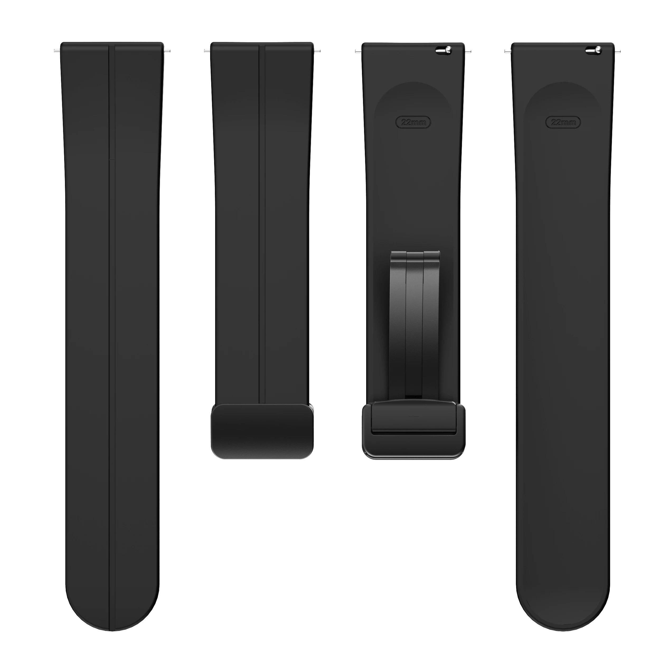 18mm 20mm 22mm Silicone Band for Samsung Galaxy Watch 7 6 5 4 40/44mm Magnetic Bracelet for Huawei Watch GT7 6Pro GT5 4Pro 46mm