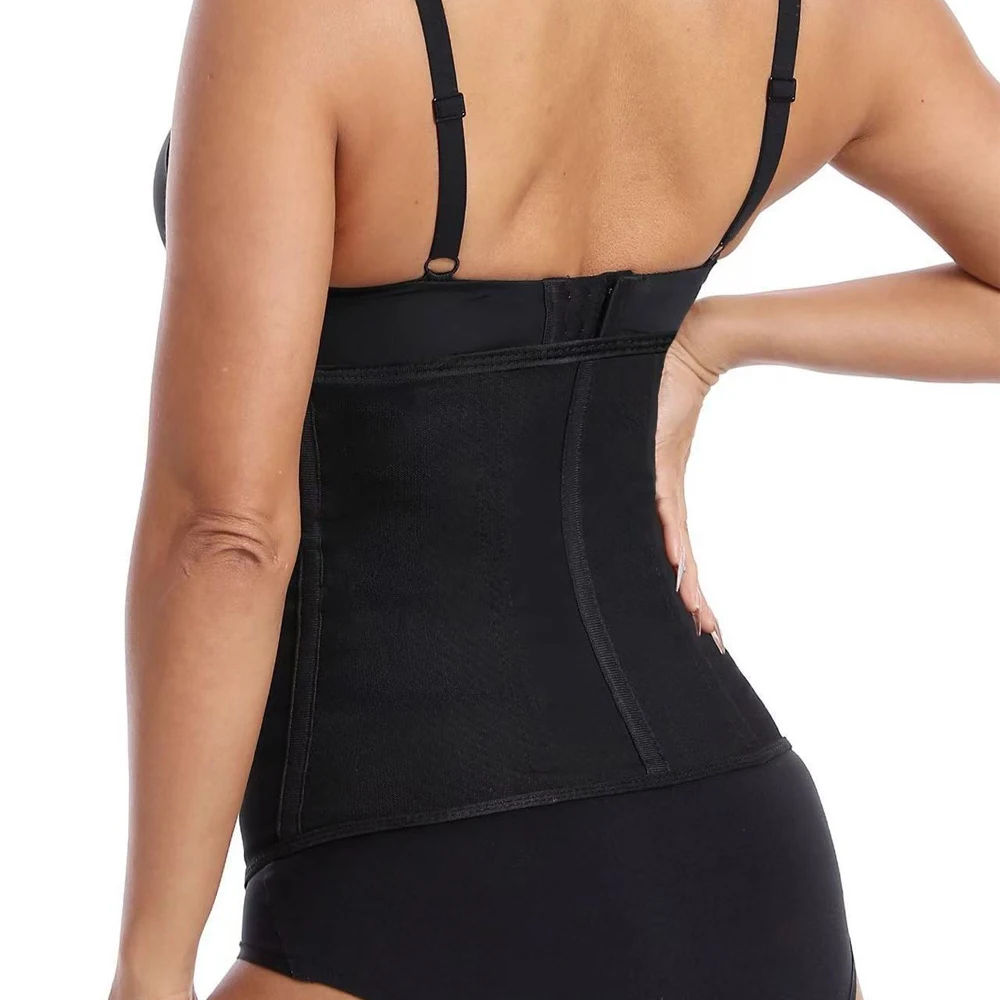 1PCS Waist Trainer for Women Zipper Corset Shapewear Tummy Control Faja Body Shaper Waist Cincher Workout Girdle