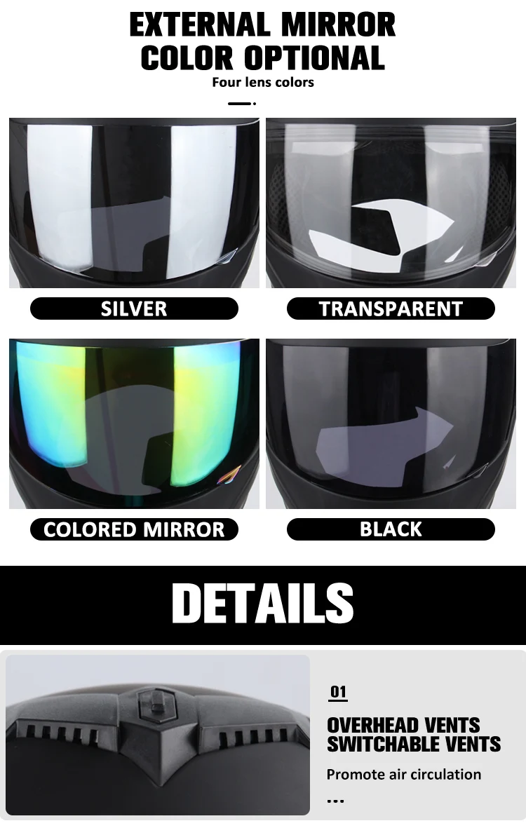 New Motorcycle helmet full face racing with Double sun visor Women man flip up Double lens DOT Gifts gloves and mask