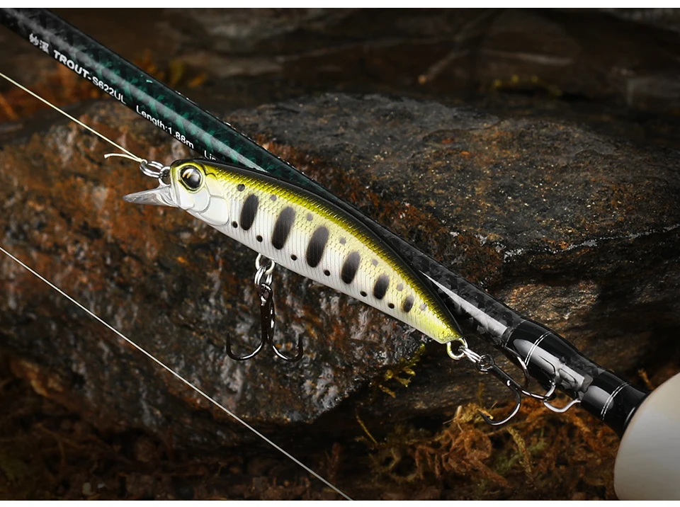TSURINOYA Sinking Minnow 60S 60mm 6.1g DW67 New Fishing Lures Professional Hard Lure Pencil Wobbler Crankbait Bass Pike Baits