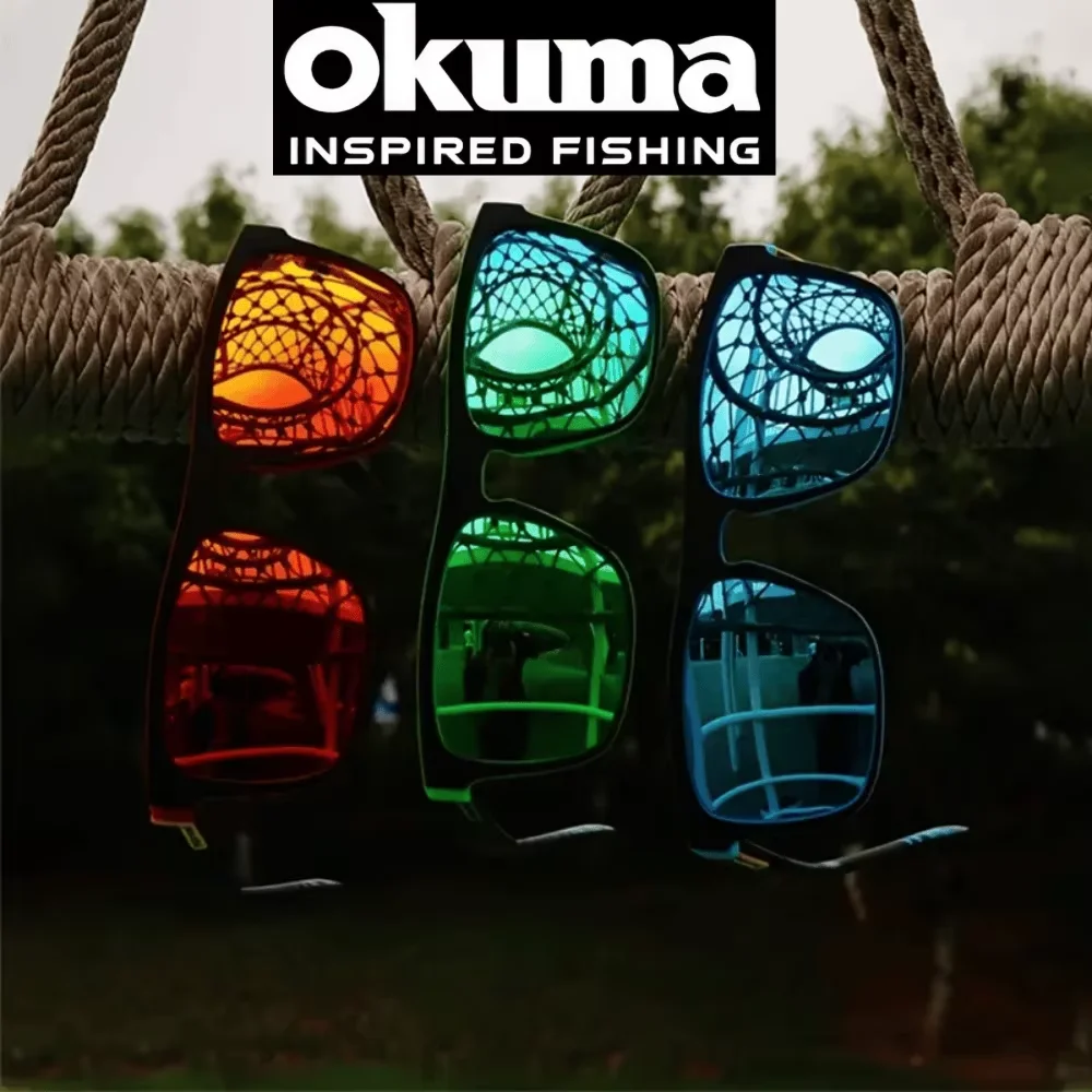 Okuma Polarized Sunglasses Unisex Fishing Driving Mountain Climbing Glasses Outdoor Sports Eyewear UV400 Okuma Fishing Glasses