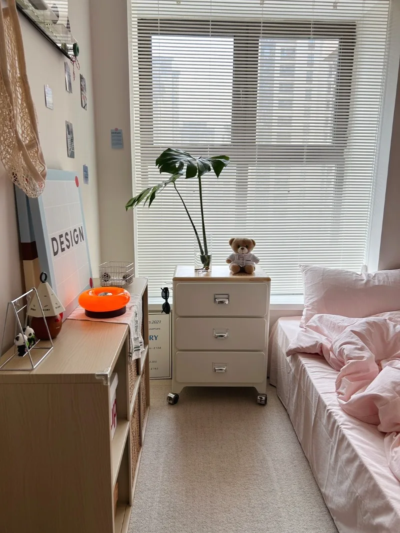 Cute Donut Touch Desk Lamp Bauhaus Design Bedroom Bedside Ambient Light Solid Wood Charging Lamps