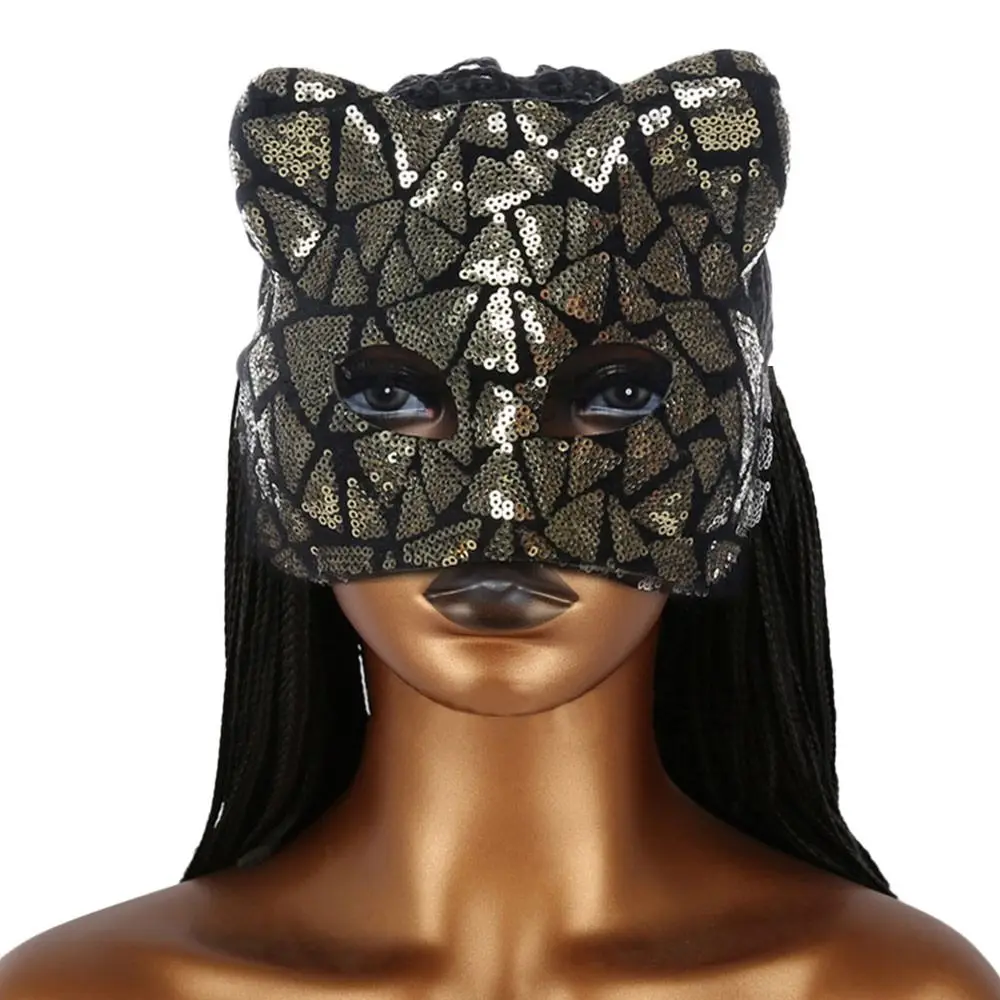 1PC Fashion EVA Cat Girl Mask Half Face Party Makeup Ball Masquerade Mask Venetian Party Mardi Gras Mask