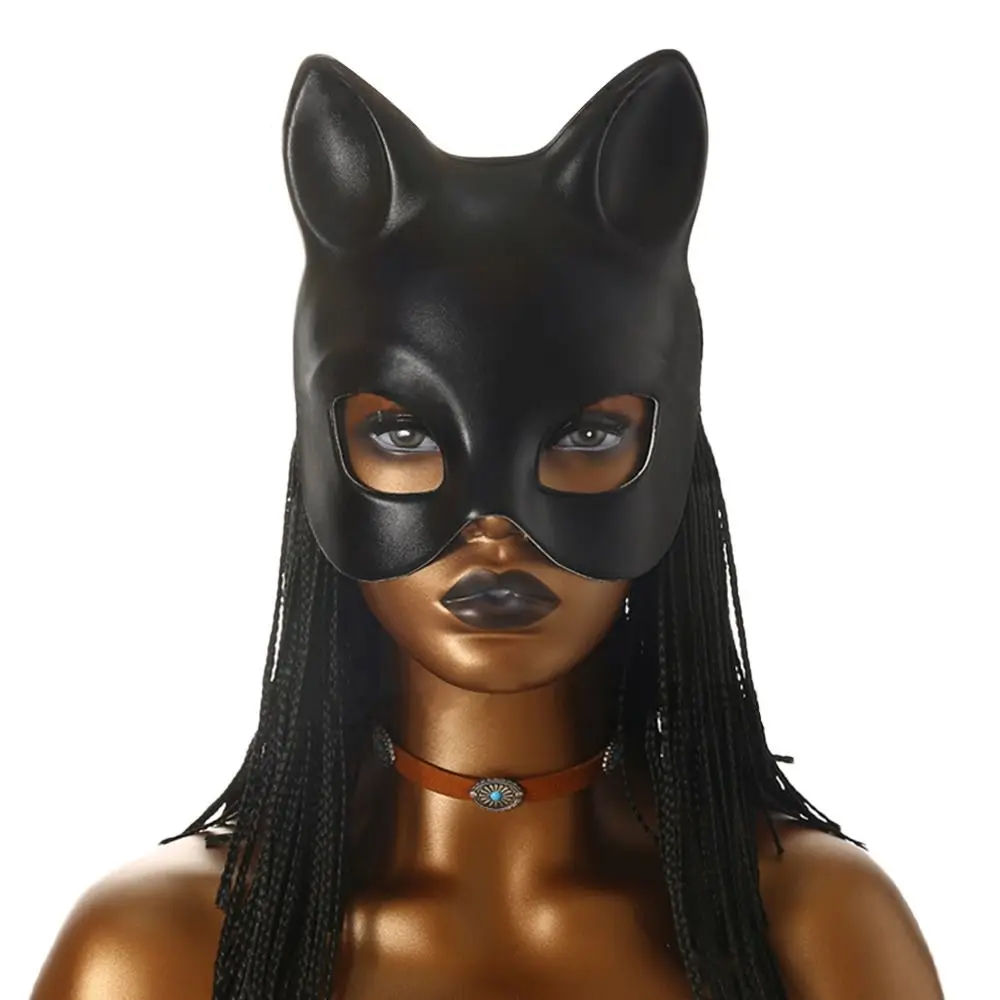 1PC Fashion EVA Cat Girl Mask Half Face Party Makeup Ball Masquerade Mask Venetian Party Mardi Gras Mask