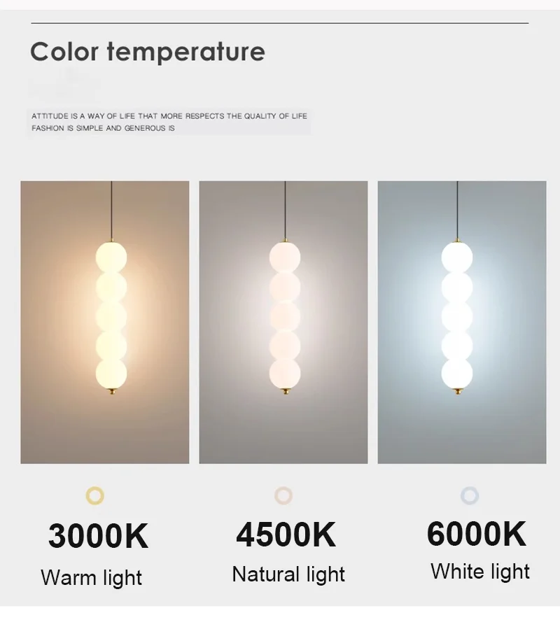 Designer Led Pendant Chandelier for Cafe Bar Bedroom Bedside Kitchen 4 Heads Round Ball Hanging Lighting Fixture Home Decor